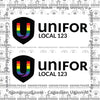UNIFOR Pride Decal