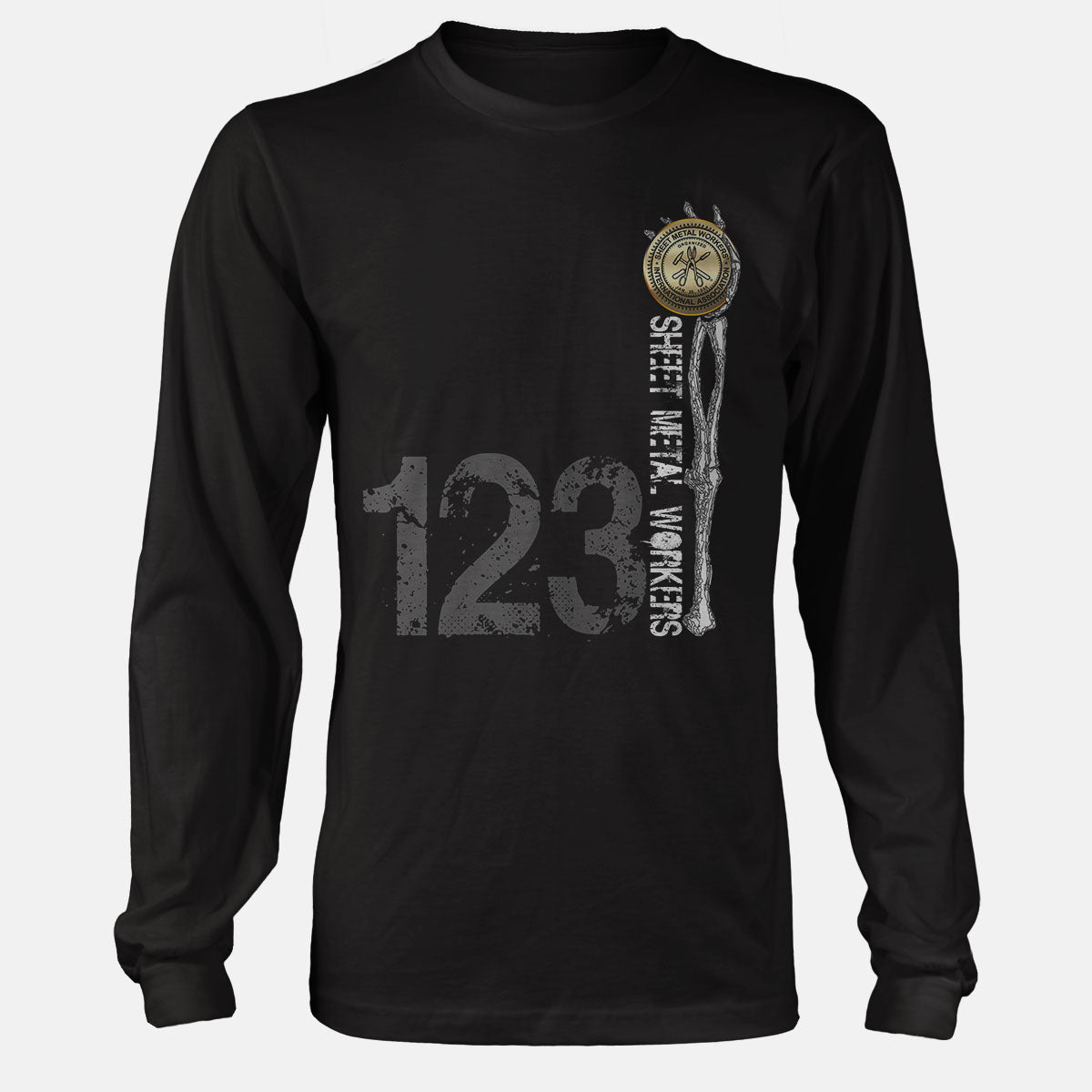 Sheet Metal Skeleton Hand Union Apparel