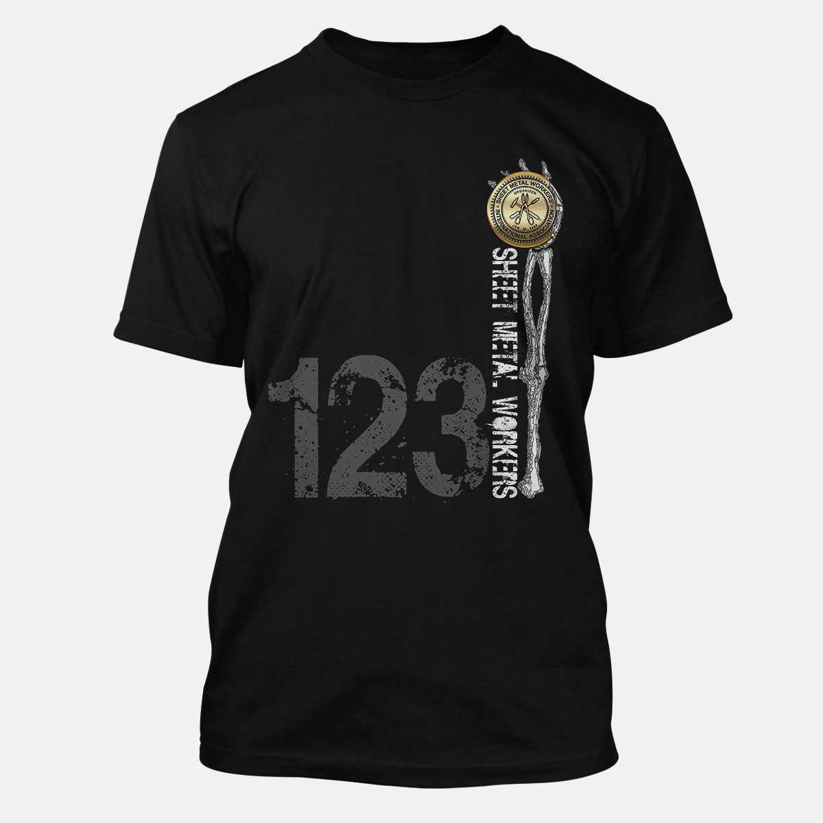 Sheet Metal Skeleton Hand Union Apparel
