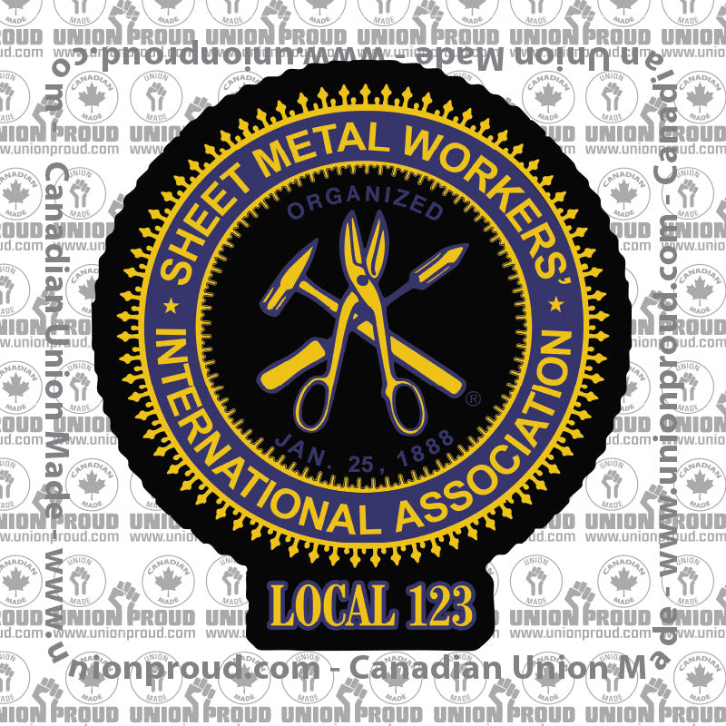 Sheet Metal Basic Logo Union Decal