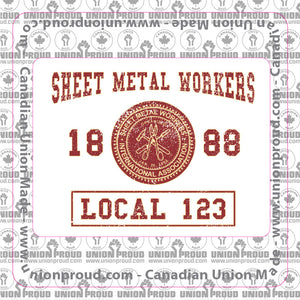 Sheet Metal College Union Decal