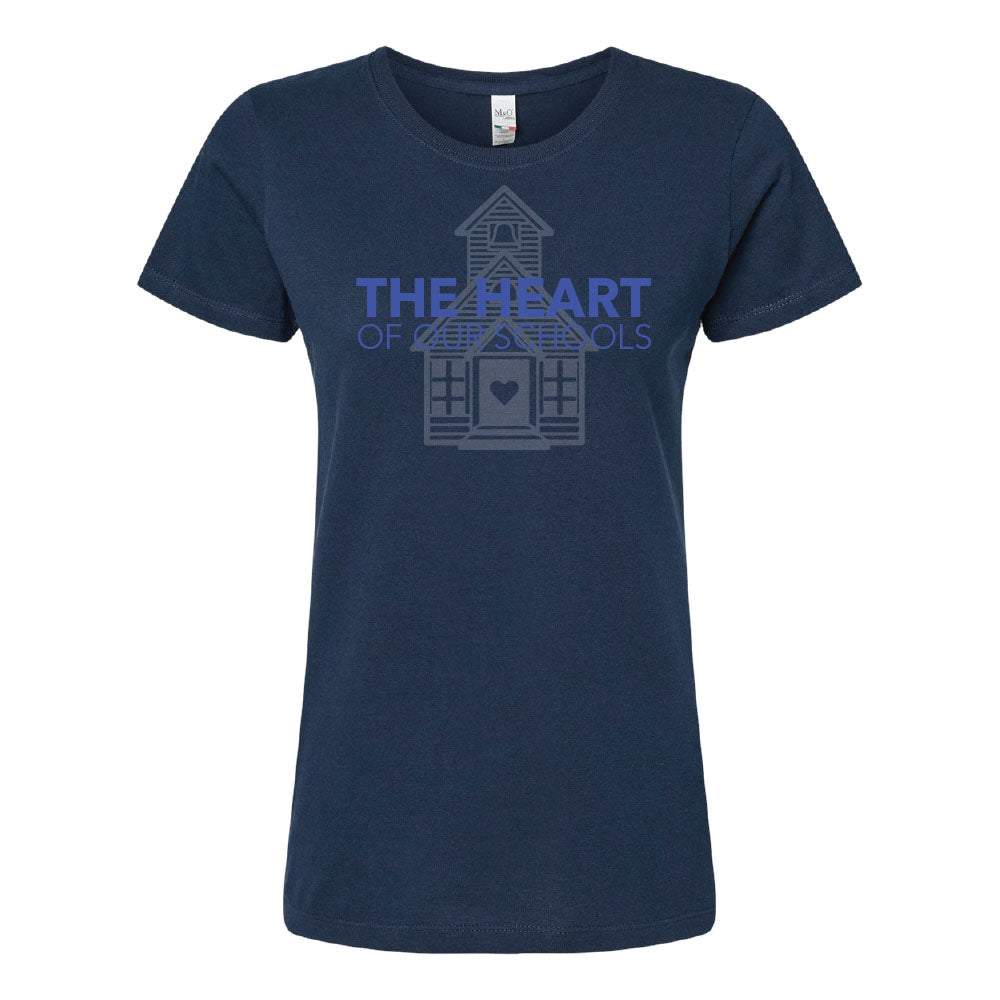 Tone on Tone Heart Of Our Schools - Ladies T-shirt