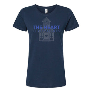Tone on Tone Heart Of Our Schools - Ladies T-shirt