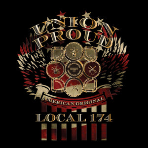 UA Local 174 Flag Winged Apparel