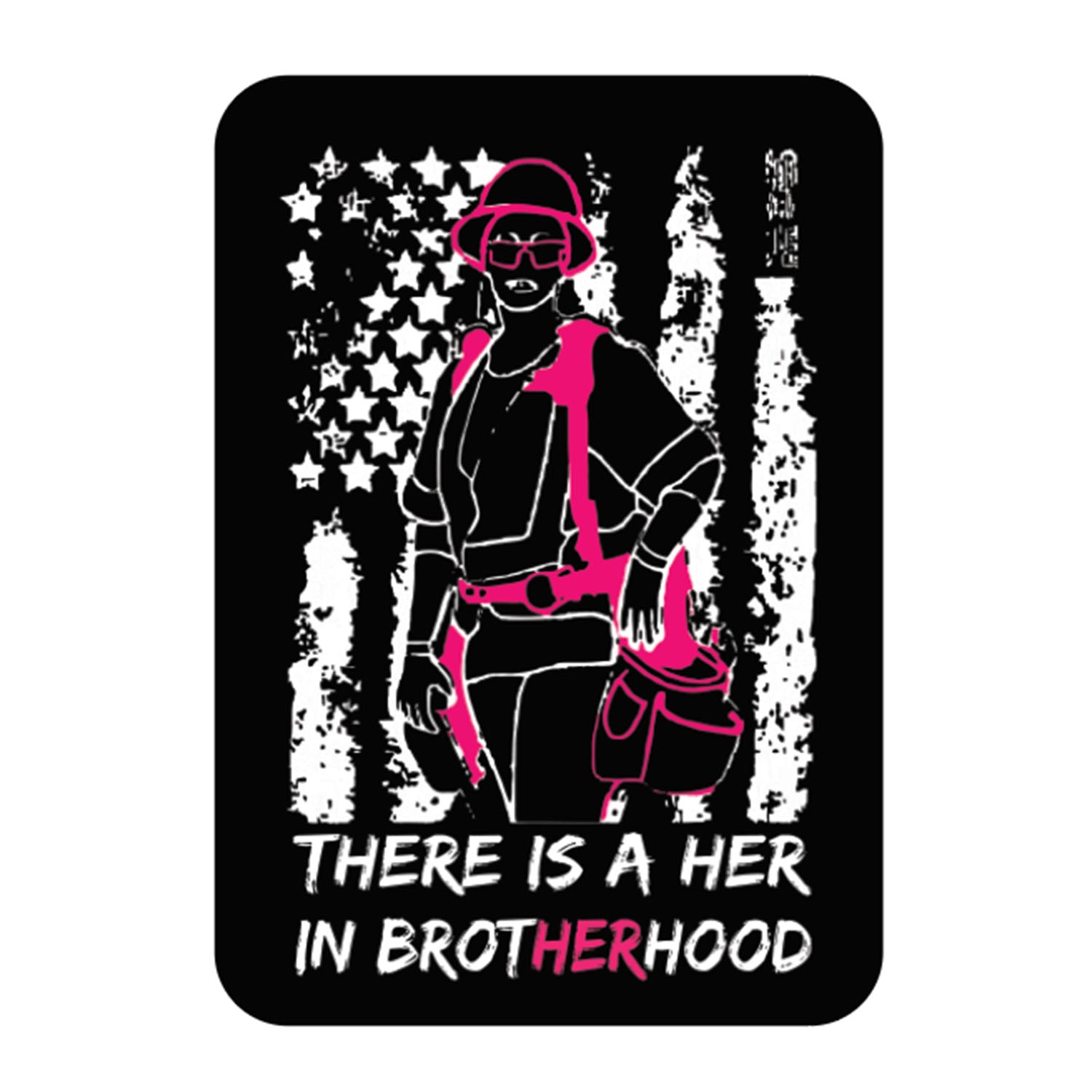 UA 174 Her In Brotherhood Decal