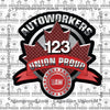 UAW Round Canadian Decal