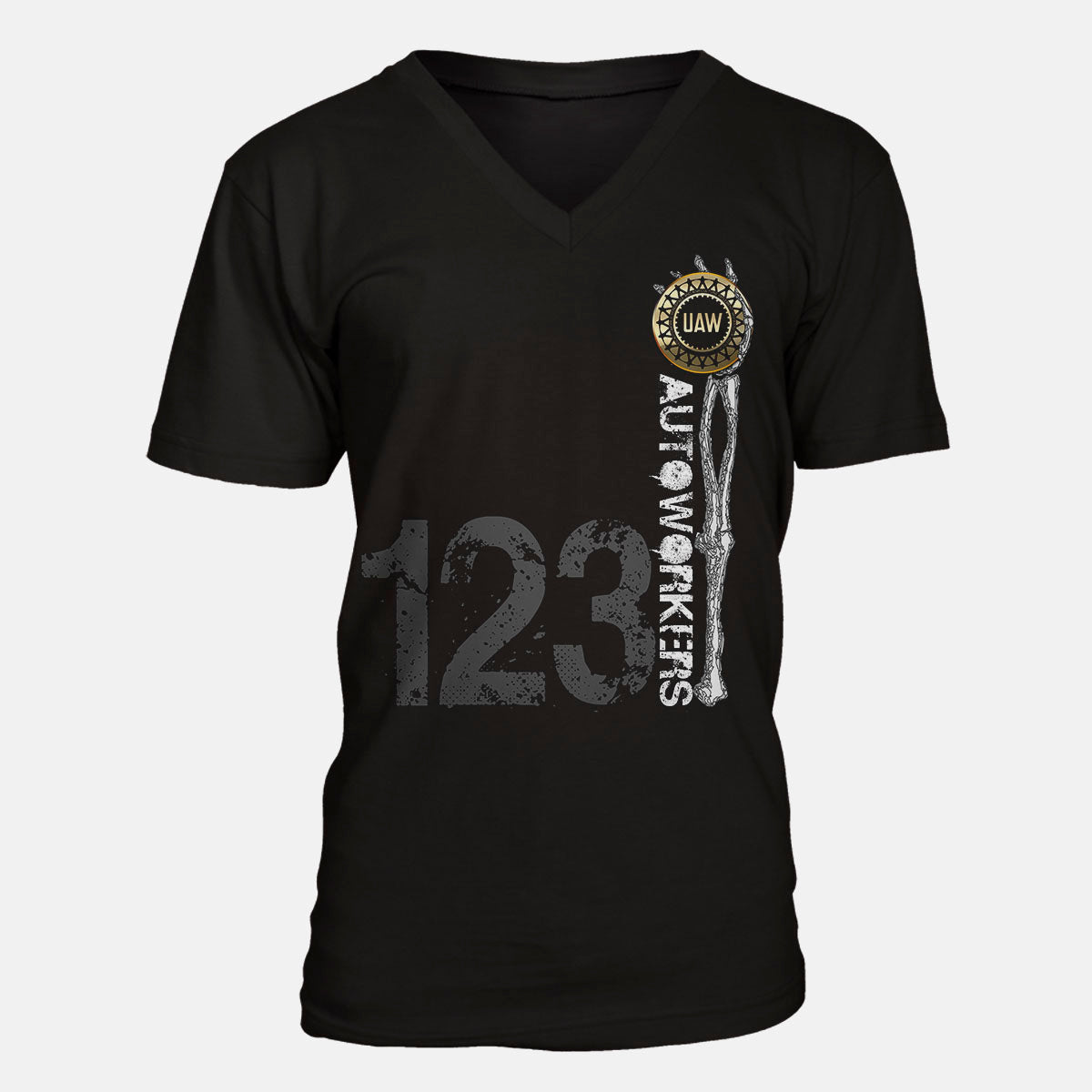 Autoworkers Skeleton Hand Union Apparel