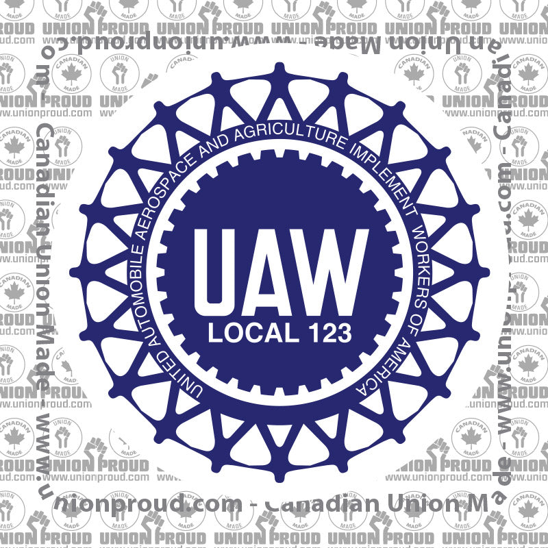 Autoworkers Basic Logo Union Decal