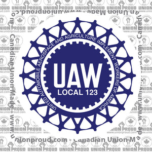 Autoworkers Basic Logo Union Decal