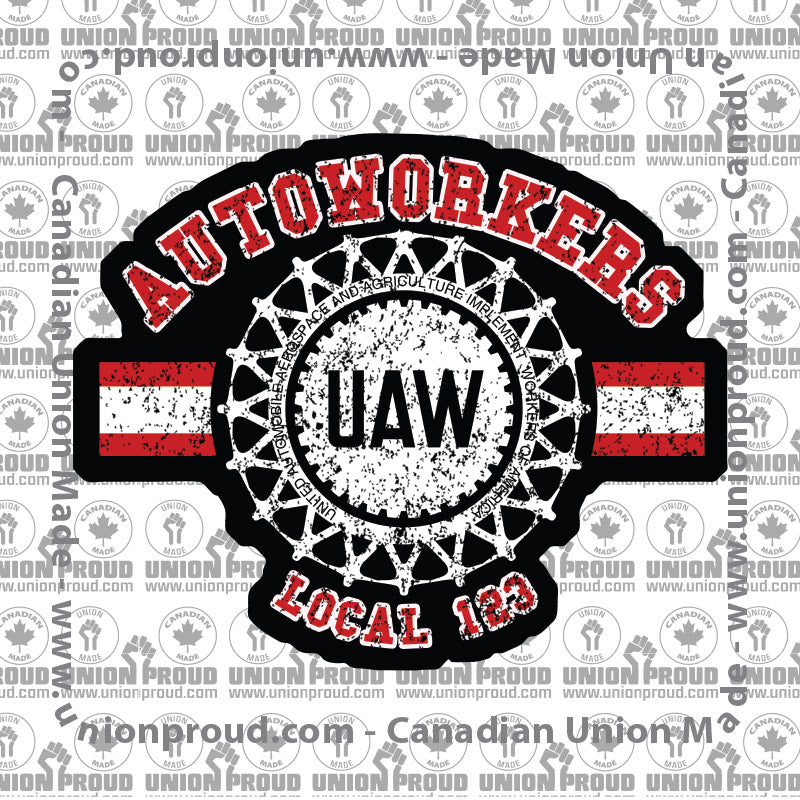 Autoworkers Collegiate Union Decal