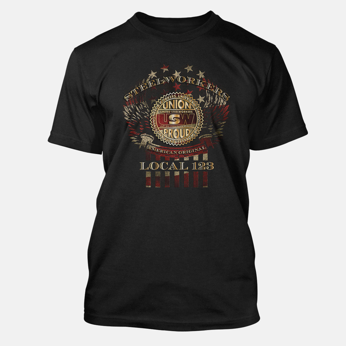 USW Steelworkers Winged Apparel