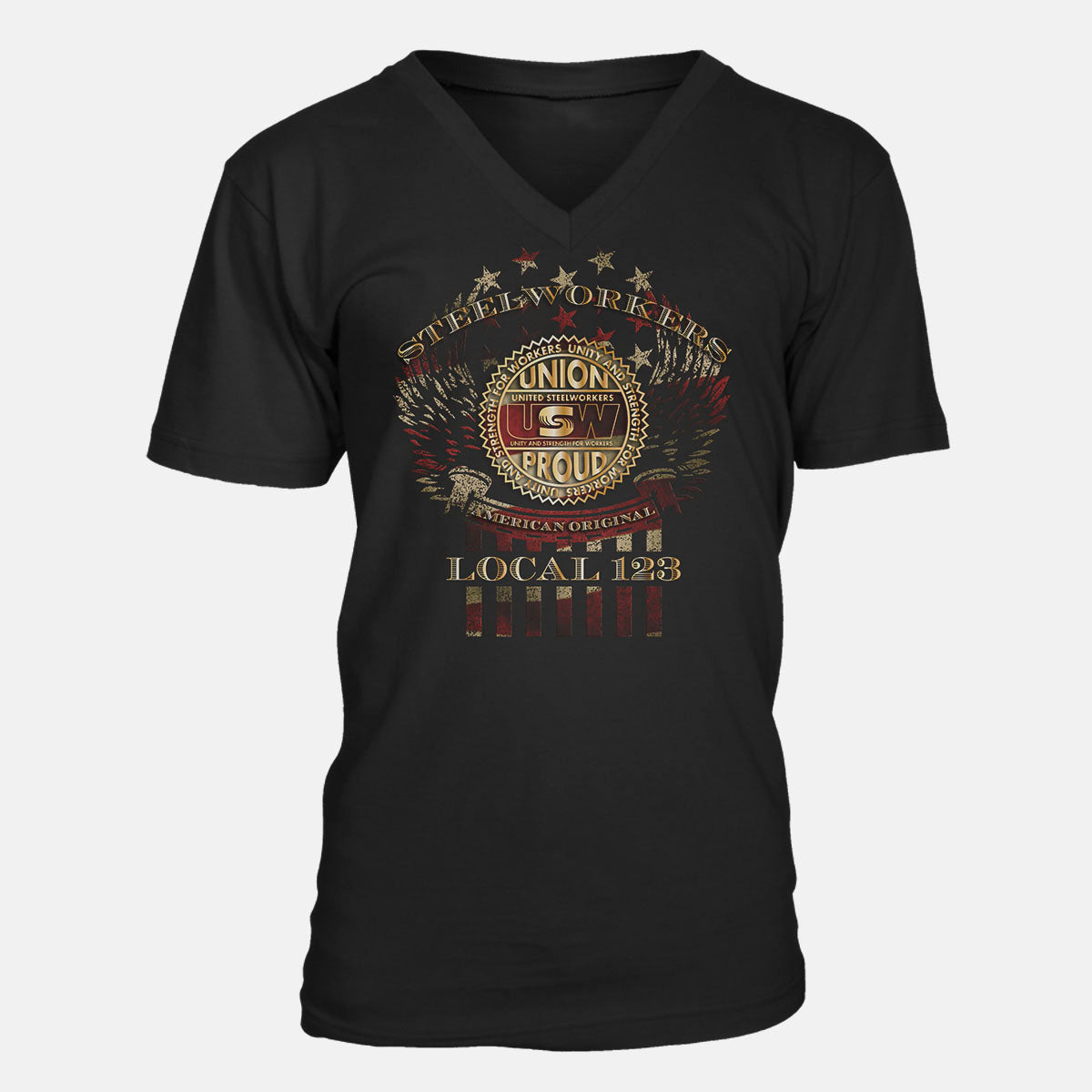 USW Steelworkers Winged Apparel