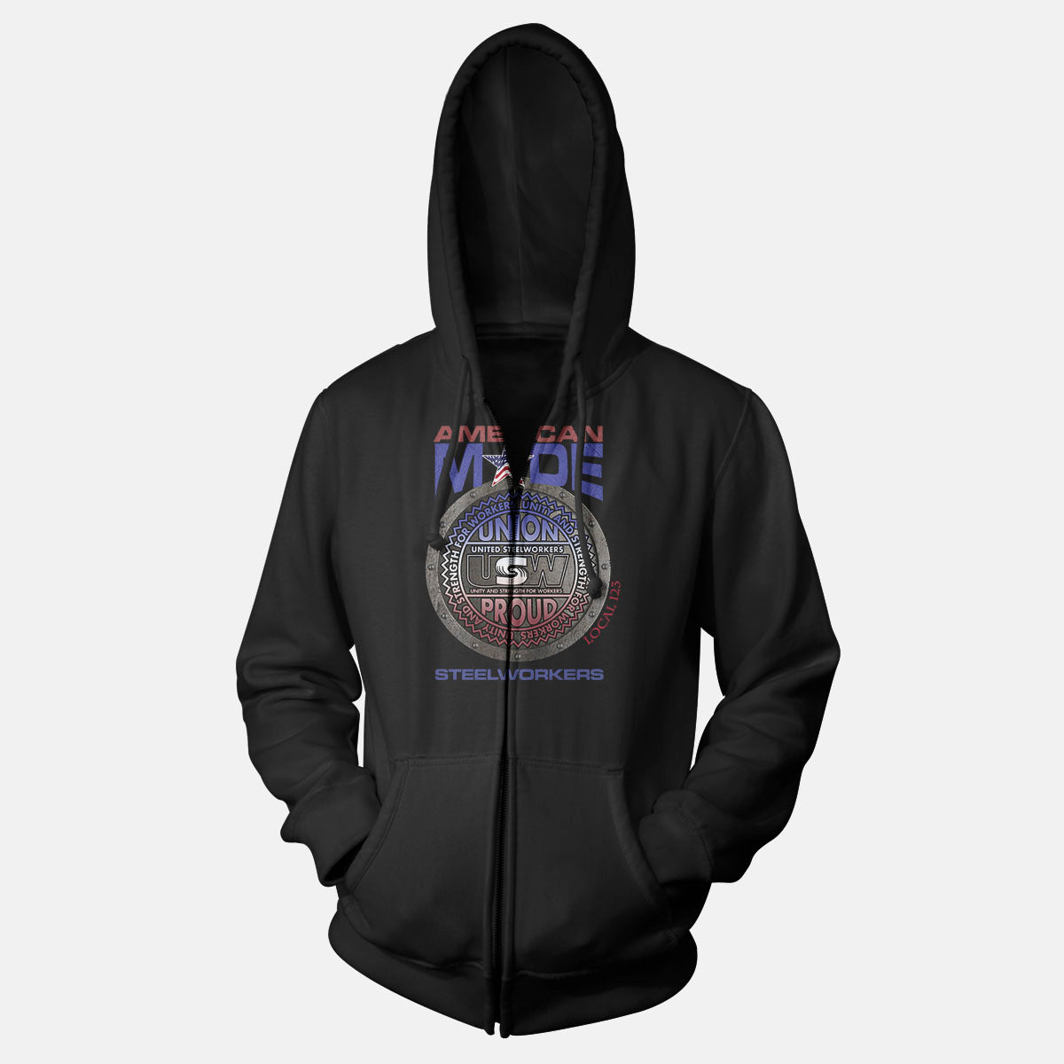 USW Round America Apparel