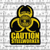 USW Steelworkers Biohazard Union Decal