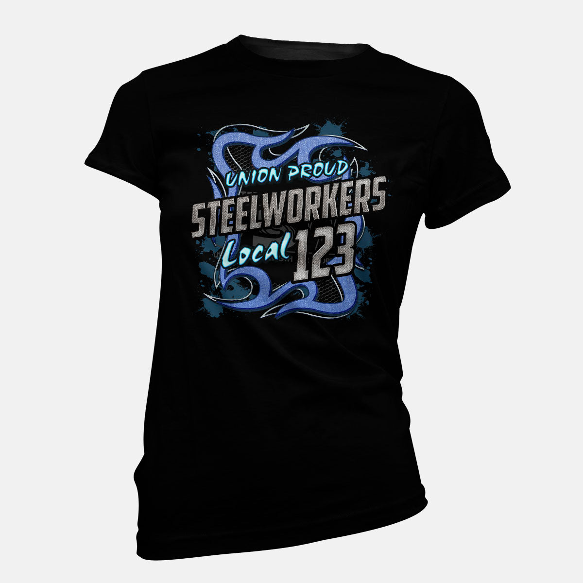 USW Steelworkers Blue Metal Union Apparel