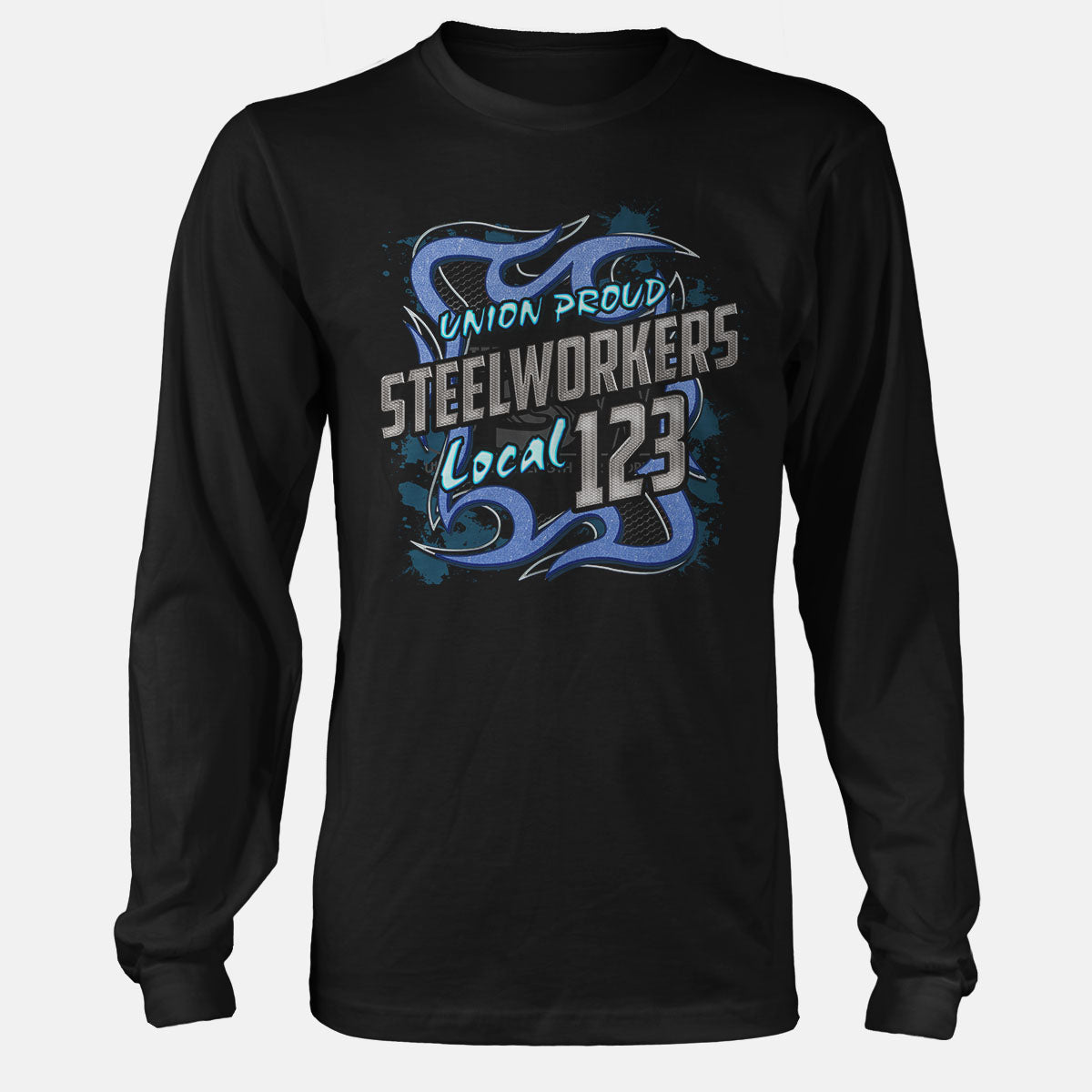 USW Steelworkers Blue Metal Union Apparel