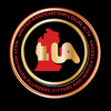 UA 174 Red Gold Logo Decal